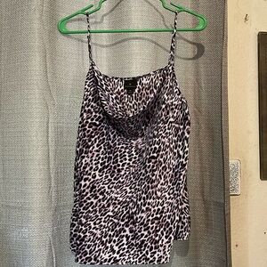Silky printed tank top